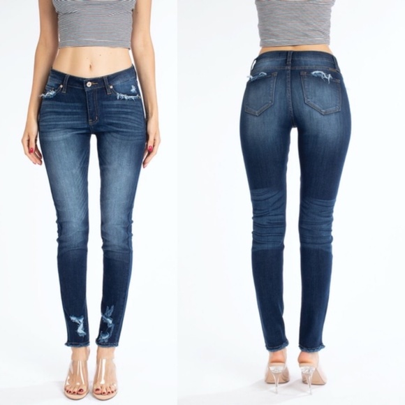 VICKIE distressed skinny Jeans    - Picture 2 of 4